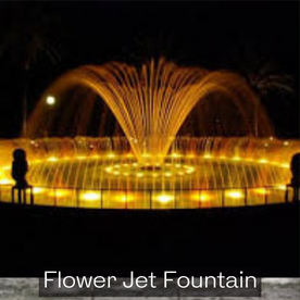 flower jet fountain