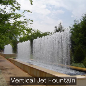 vertical jet fountain