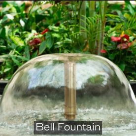 A large glass ball inscribed with the words 